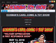 Tablet Screenshot of eckmanstoyshow.com
